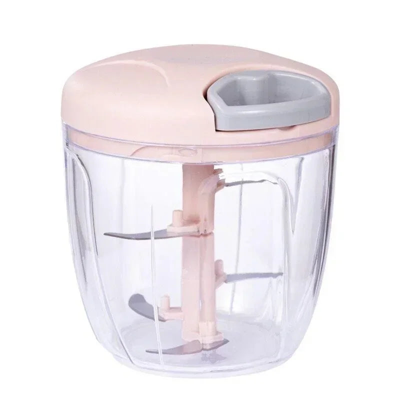 Manual Food Chopper – Vegetable, Onion & Garlic Crusher (500/900ML)