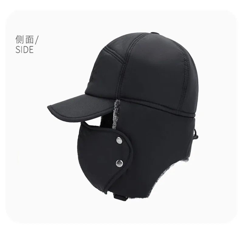 Casquette Hiver 2024 Épaissie en Fausse Fourrure – Chapeau Chaud Hommes & Femmes