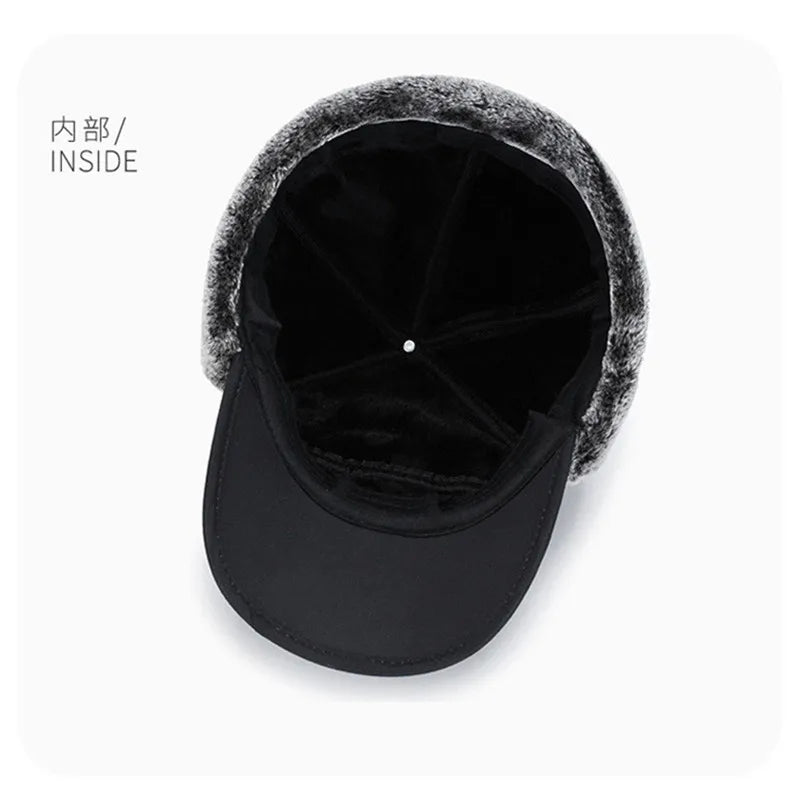 Casquette Hiver 2024 Épaissie en Fausse Fourrure – Chapeau Chaud Hommes & Femmes