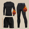 Ensemble Thermique Homme Hiver – Doublé Polaire, Séchage Rapide, Sport & Fitness